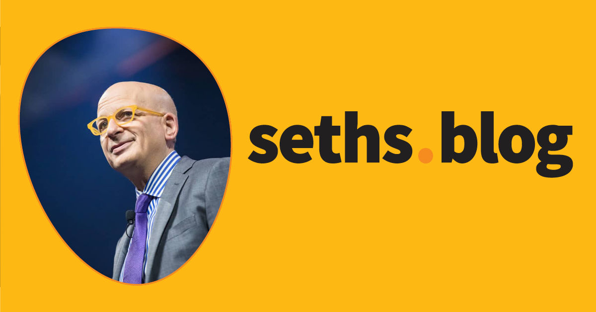 Failing in the trough | Seth’s Blog